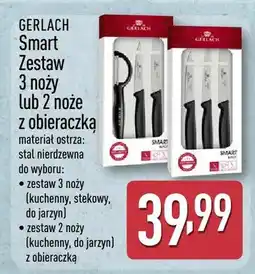 ALDI Zestaw 3 noży z 2 noże z obieraczką oferta