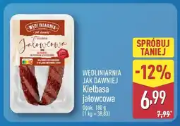 ALDI Kiełbasa jałowcowa oferta