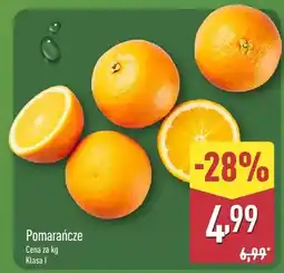 ALDI Pomarańcze oferta