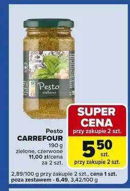 Carrefour Express Pesto zielone, czerwone oferta
