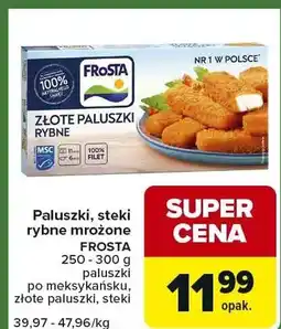 Carrefour Express Paluszki, steki rybne mrożone oferta