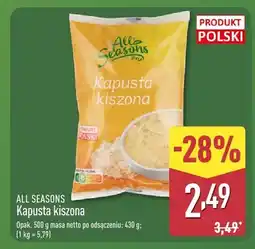 ALDI Kapusta kiszona oferta