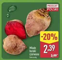ALDI Buraki młode czerwone oferta