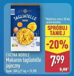 ALDI Makaron tagliatelle jajeczny oferta