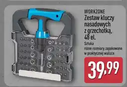 ALDI Zestaw kluczy nasadowych z grzechotką, 48 el oferta