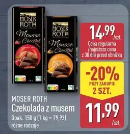 ALDI Czekolada z musem w różnych rodzajach oferta