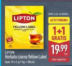 ALDI Herbata czarna Yellow Label oferta