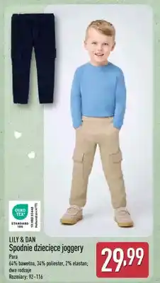 ALDI Spodnie dziecięce joggery oferta