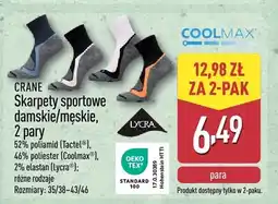 ALDI Skarpety sportowe damskie/męskie, 2 pary oferta