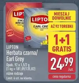 ALDI Herbata czarna/Earl Grey oferta