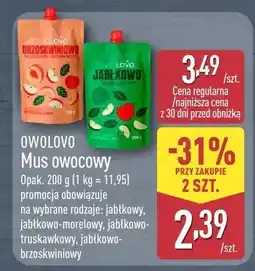 ALDI Mus owocowy jabłkowo-morelowy, jabłkowo-truskawkowy, jabłkowy oferta