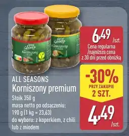 ALDI Korniszony premium z koperkiemm z chili lub z miodem oferta