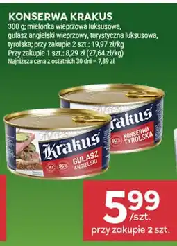 Stokrotka Konserwa krakus gulasz angielski wieprzowy oferta