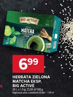 Stokrotka Herbata zielona matcha Big Active oferta