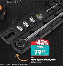 Biedronka Klucz dynamometryczny 5 elementów oferta