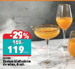 Biedronka Zestaw kieliszków do wina oferta