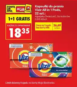Biedronka Kapsułki do prania All in 1 Pods Alpejska Świeżość oferta