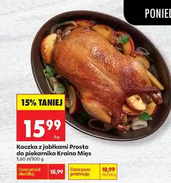 Biedronka Kaczka z jabłkami prosto do piekarnika oferta