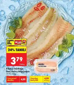 Biedronka Filet z mintaja bez skóry oferta