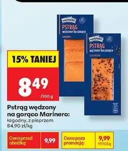 Biedronka Pstrąg wędzony na gorąco łagodny, z pieprzem oferta