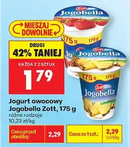 Biedronka Jogurt owocowy truskawkowy oferta
