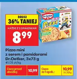 Biedronka Pizza mini z serem i pomidorami oferta