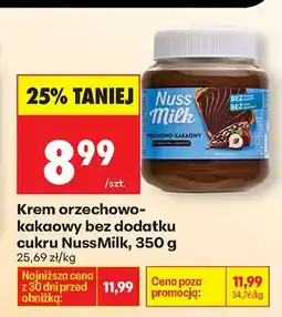 Biedronka Krem orzechowo-kakaowy bez dodatku cukru oferta