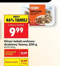 Biedronka Döner kebab wołowo-drobiowy oferta