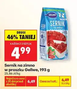 Biedronka Sernik na zimno w proszku oferta