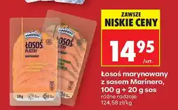 Biedronka Łosoś marynowany z sosem Marinero oferta