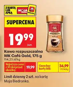 Biedronka Kawa rozpuszczalna Premium Gold oferta
