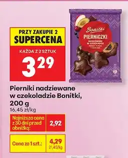 Biedronka Pierniczki nadziewane w czekoladzie oferta