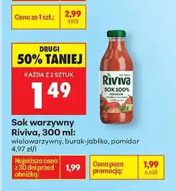 Biedronka Sok warzywny wielowarzywny, burak-jabłko, pomidor oferta