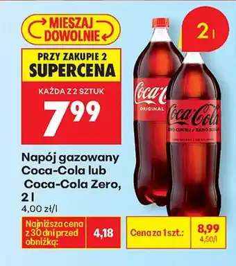 Biedronka Napój gazowany Coca-Cola Original oferta
