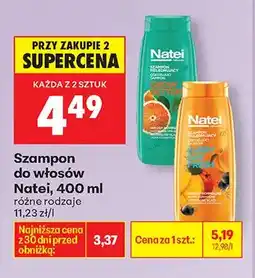 Biedronka Szampon do włosów różne rodzaje oferta