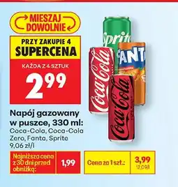 Biedronka Napój gazowany w puszce Coca-Cola oferta