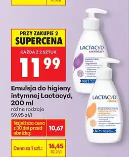 Biedronka Emulsja do higieny intymnej łagodząca oferta