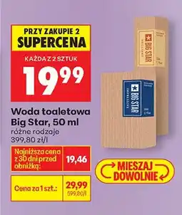 Biedronka Woda toaletowa różne rodzaje oferta