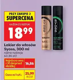 Biedronka Lakier do włosów Keratin 3-1 oferta