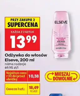 Biedronka Odżywka do włosów różne rodzaje oferta