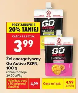 Biedronka Żel energetyczny różne rodzaje oferta