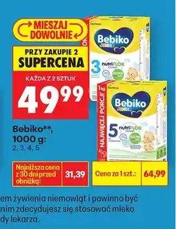Biedronka Mleko modyfikowane Nutriflor 3 oferta
