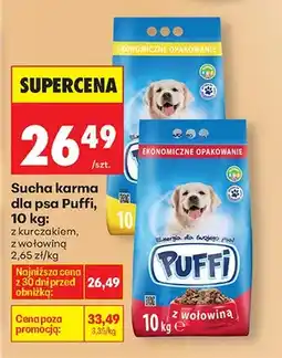 Biedronka Sucha karma dla psa z kurczakiem oferta