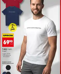 Biedronka United Colors of Benetton T-shirt męski oferta