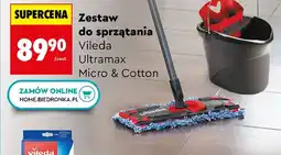 Biedronka Zestaw do sprzątania Vileda Ultramax Micro & Cotton oferta