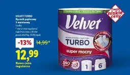 Lidl VELVET TURBO Ręcznik papierowy oferta