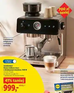 Lidl SILVERCREST Ekspres kolbowy smart oferta