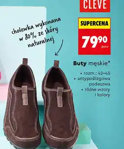 Biedronka Buty męskie Clevé oferta