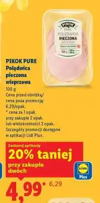 Lidl PIKOK PURE Polędwica pieczona, wieprzowa oferta