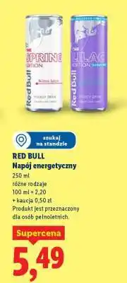 Lidl RED BULL Napój energetyczny oferta